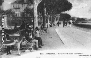Carte postale photo  Boulevard de la Croisette CANNES image